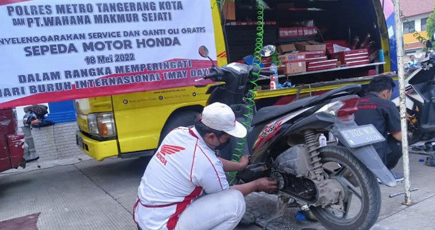 Service Gratis Honda