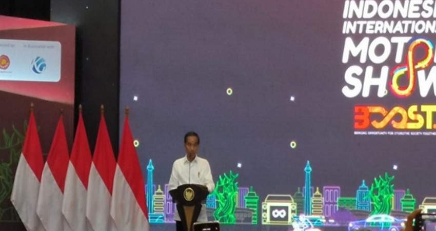 Pembukaan IIMS 2023 oleh Jokowi