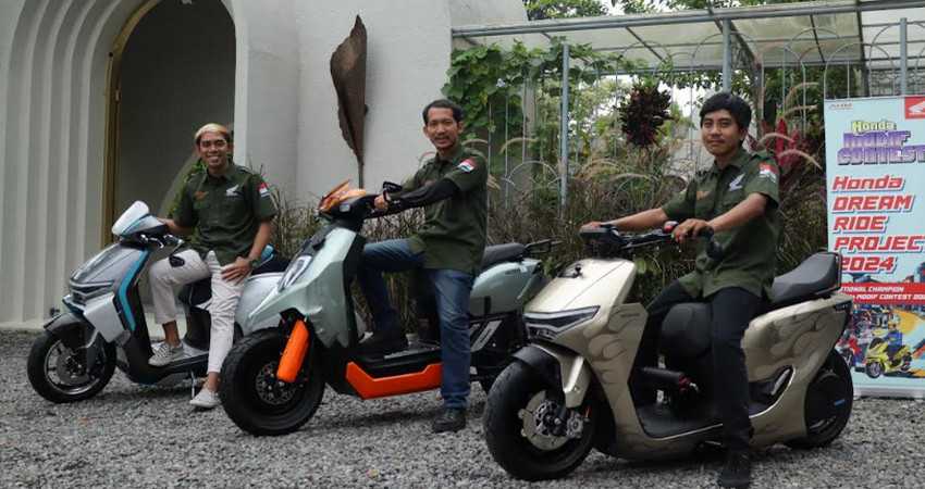 Modifikasi Motor Listrik Honda