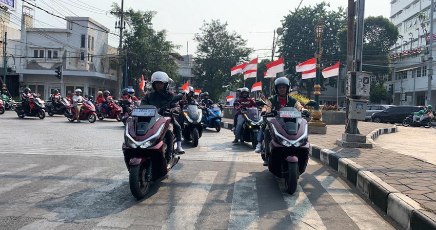 Konvoi Honda untuk HUT RI